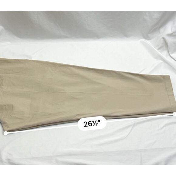 Old Navy + Ankle Pants Size XL Pull On Wide Led Pockets Lot of 3 Gray Black Tan - Picture 16 of 16